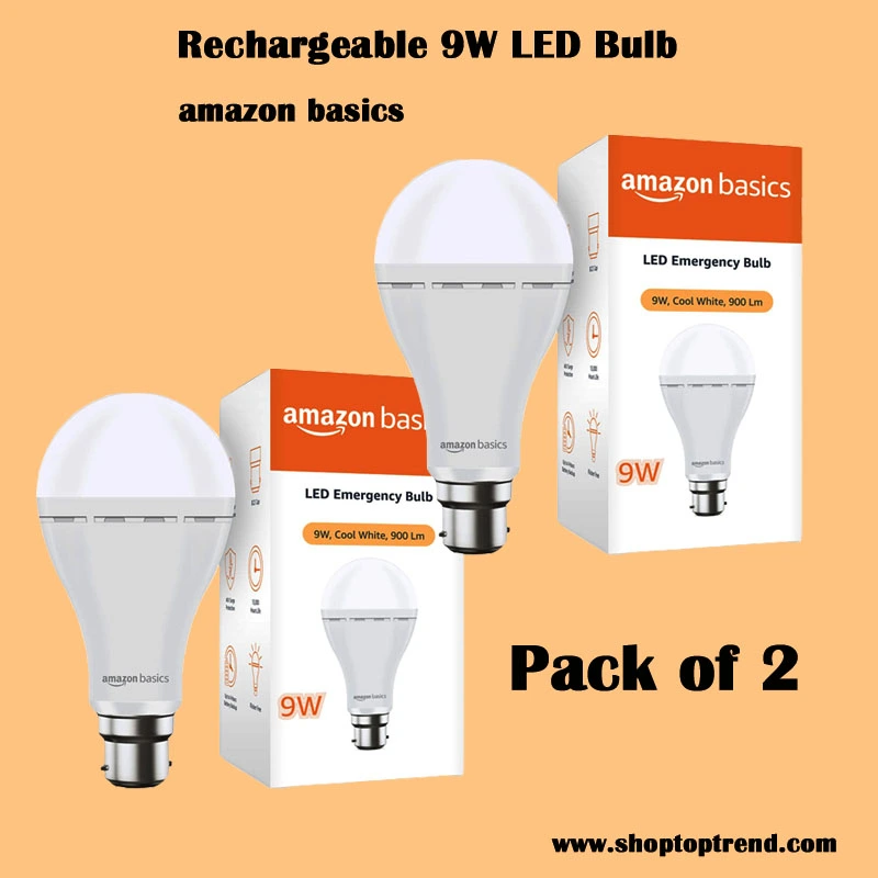 amazon basics - Rechargeable 9W LED Bulb