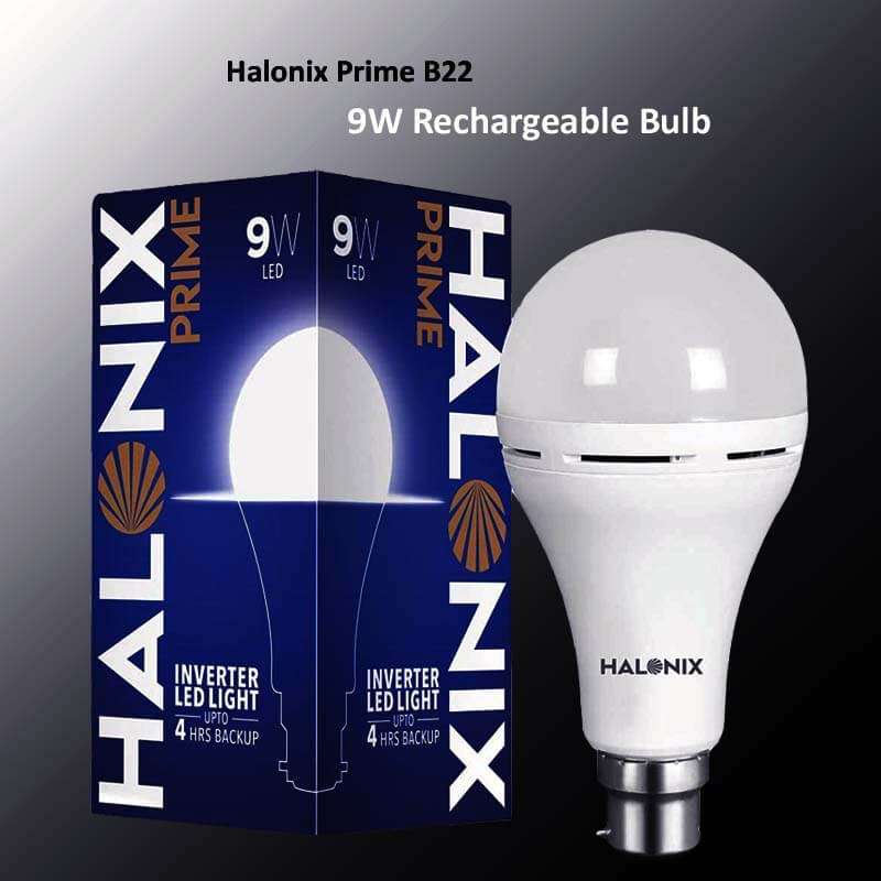 Halonix Prime 9W Rechargeable bulb