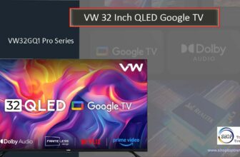 VW 32 Inch QLED Google TV