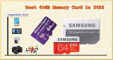 Best Hi-Speed 64GB Memory Card with Specification | Top 5 SD Card 2024
