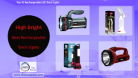 High Bright 10 Best Rechargeable Torch Lights in India – August 2025