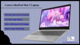 Lenovo IdeaPad Slim 3 Affordable Intel Core i3 Laptop with 11th Gen Processor